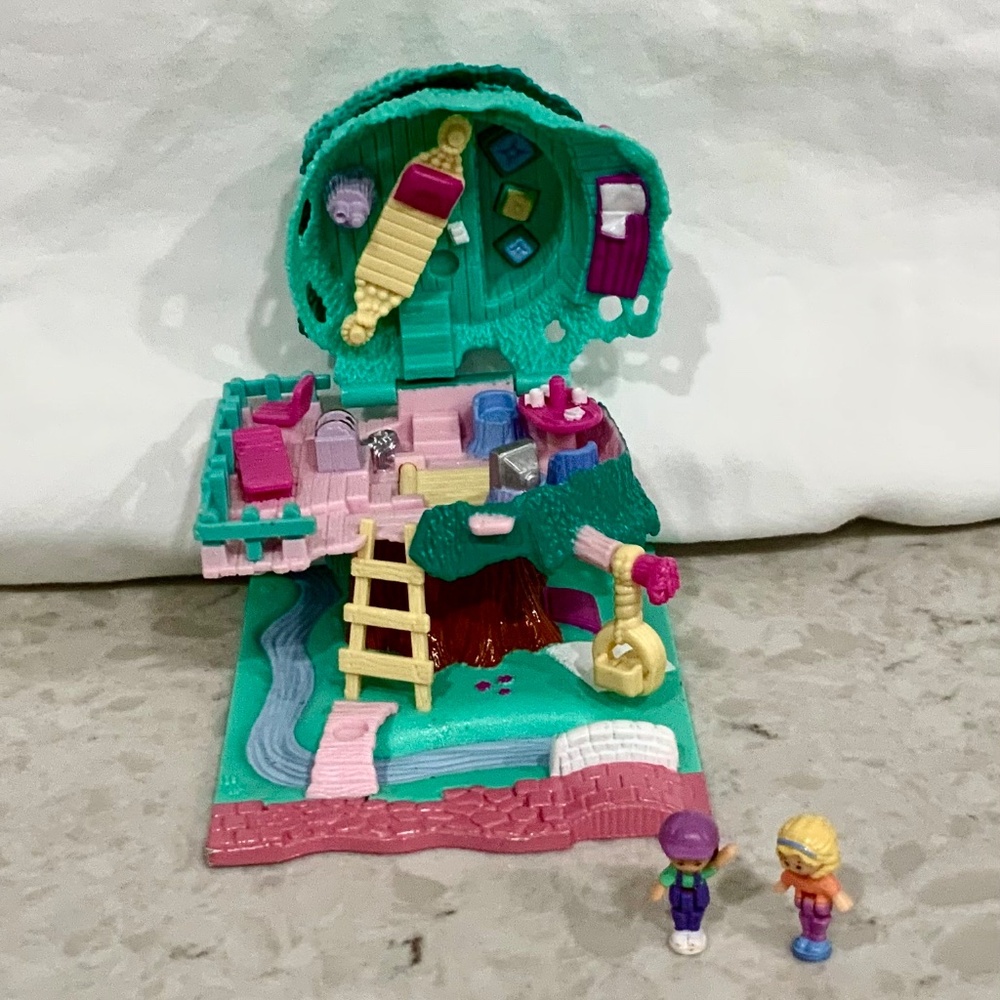Vintage Polly Pocket Treehouse Set, Complete, Bluebird 1994 - Picture 2 of 4